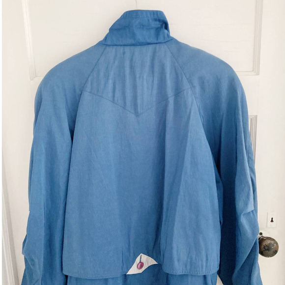 Vintage Forecaster of Boston Blue Longline Windbreaker Lightweight Jacket - Picture 11 of 13